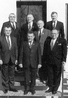 Gründungsmitglieder des MSC Knetzgau (1954)